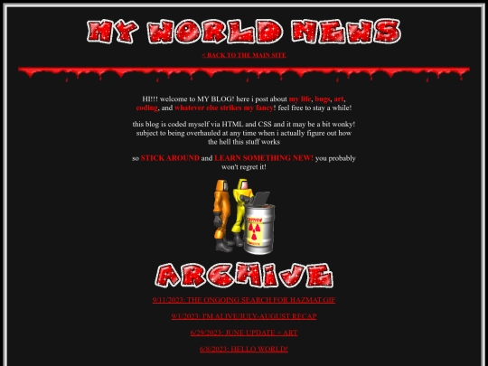 blog screenshot