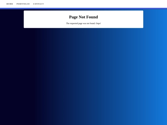 not_found screenshot