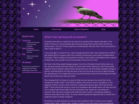 book_of_shadows/spirits/ancestors/ancestor_issues screenshot