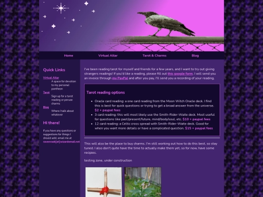 tarot screenshot
