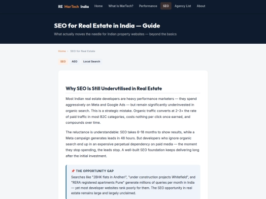 seo-for-real-estate screenshot
