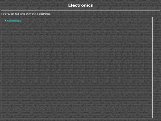 electronics screenshot