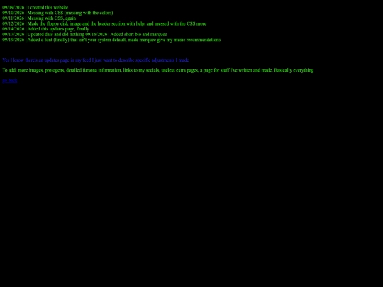 updates screenshot