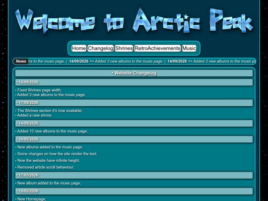 changelog screenshot