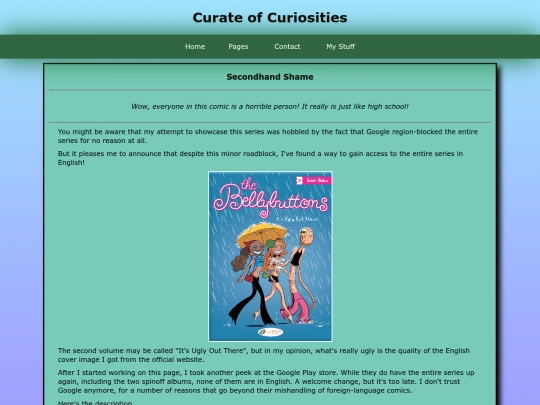 features/bellybuttons/vol2 screenshot