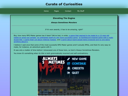 features/monsters screenshot