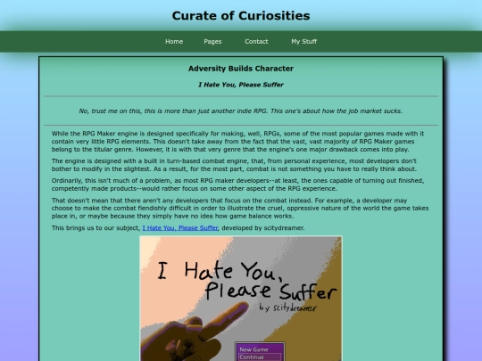 features/suffer screenshot