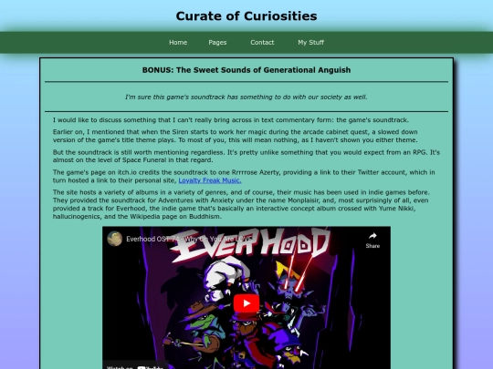 features/suffer/soundtrack screenshot