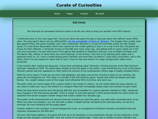 features/suffer/wizardry screenshot