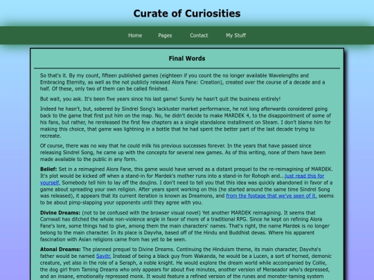 features/tcornwall/finalwords screenshot