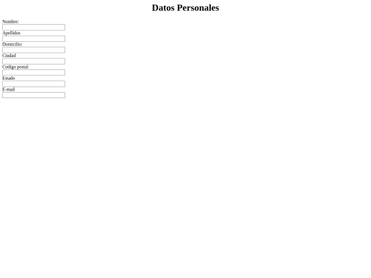 Formulario/primer formulario screenshot