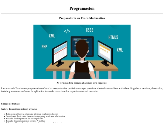 tabla/programacion screenshot