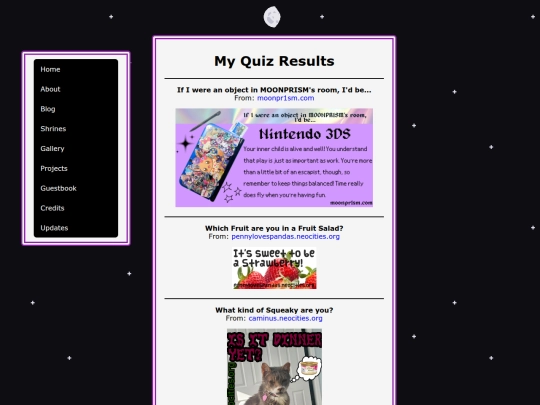 quiz_results screenshot