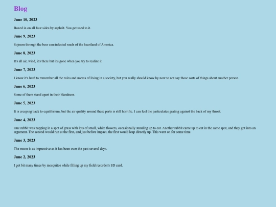 blog screenshot