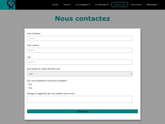 tp2/Formulaire de contact/formulaire de contact screenshot
