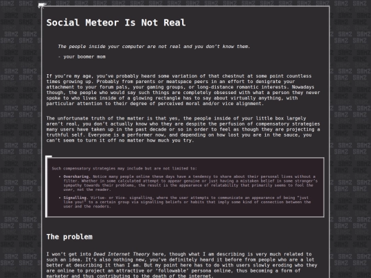 pages/social-meteor-not-real screenshot