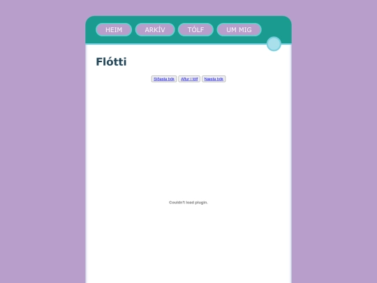 baekur/flotti screenshot