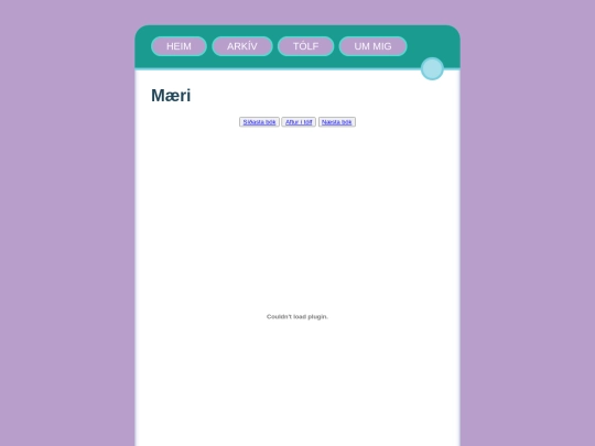 baekur/maeri screenshot