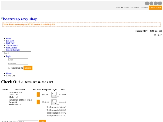 shop-cart/cart screenshot