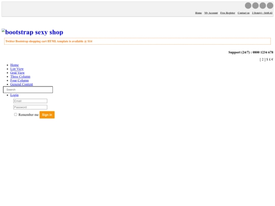 shop-cart/header screenshot