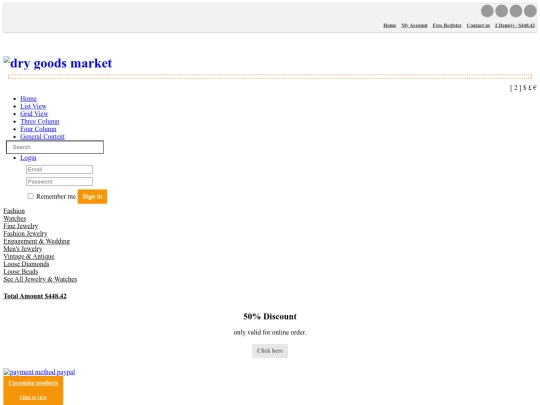 shop-cart/products screenshot