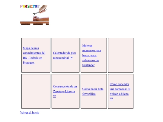 Proyectos screenshot