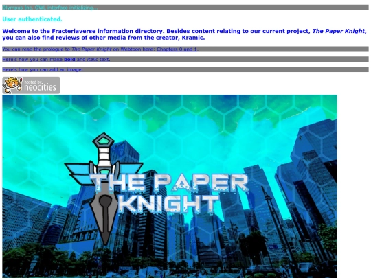 index screenshot