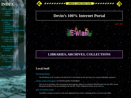 links screenshot