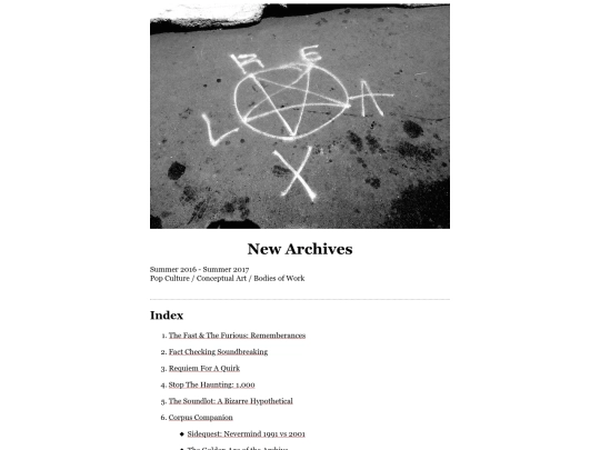 newarchives screenshot