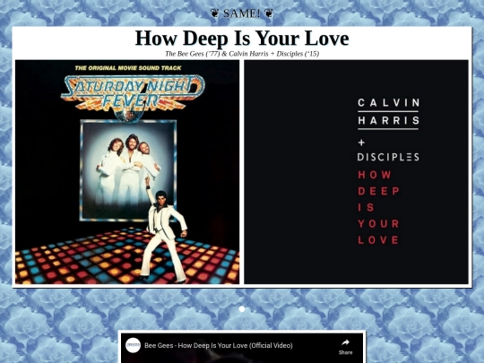 same/howdeepisyourlove screenshot