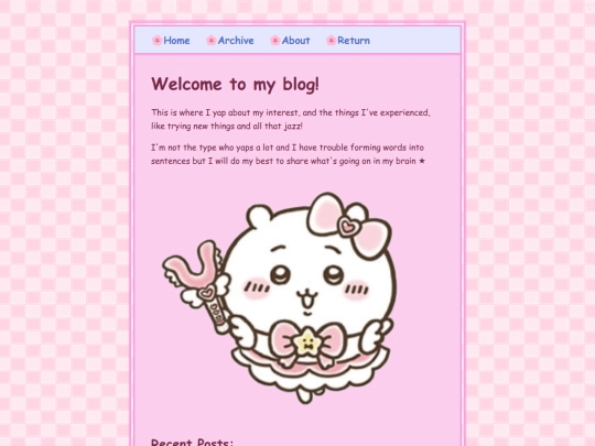 blog screenshot