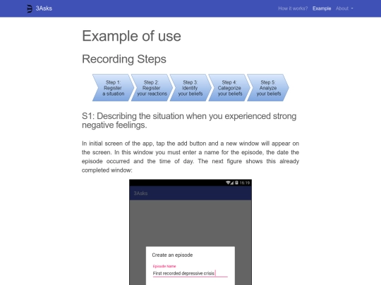 example screenshot