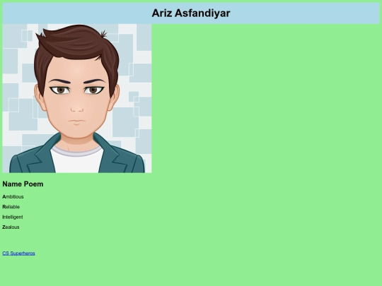 index screenshot