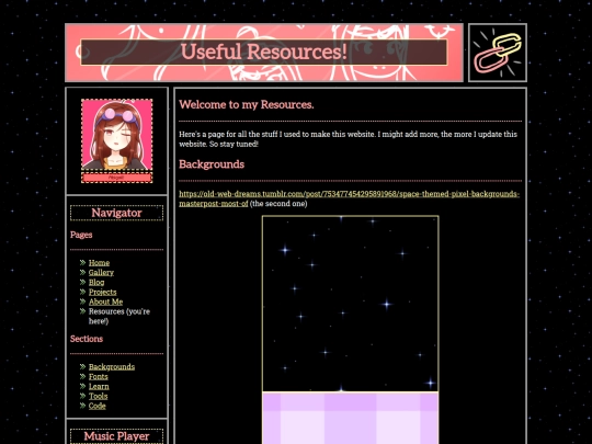 resources screenshot