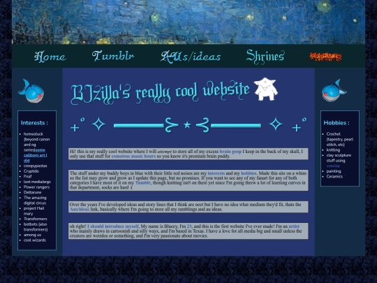 index screenshot