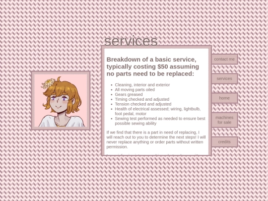 services screenshot