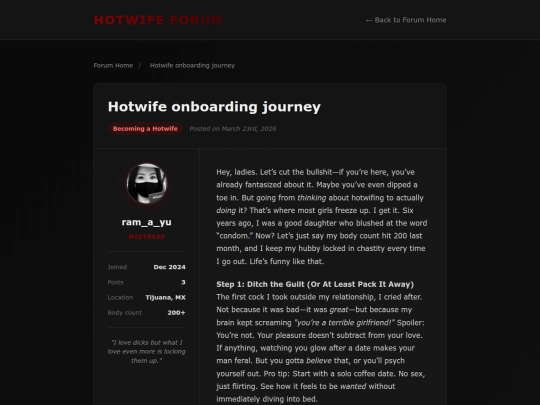 forum-hotwife-onboarding screenshot
