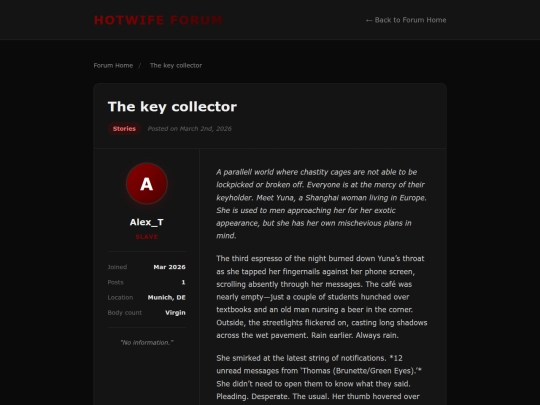 forum-key-collector-story screenshot