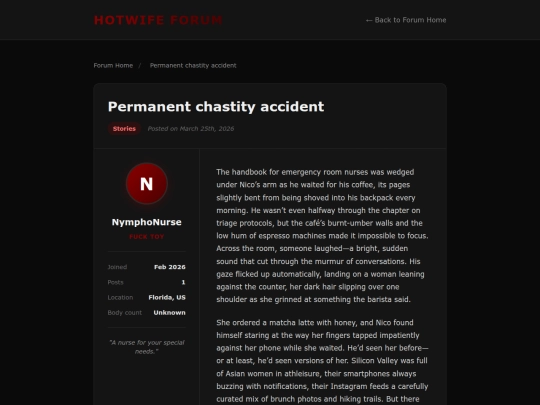 forum-perma-chastity-accident-story screenshot
