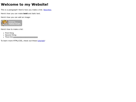 index screenshot