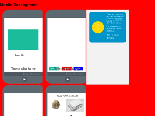 webDev screenshot