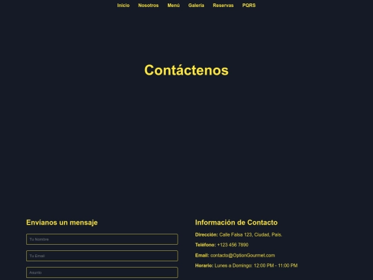 contactenos screenshot
