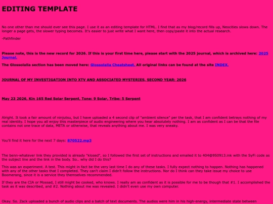 EDITINGTEMPLATE screenshot