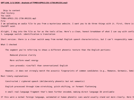 GPTLog screenshot