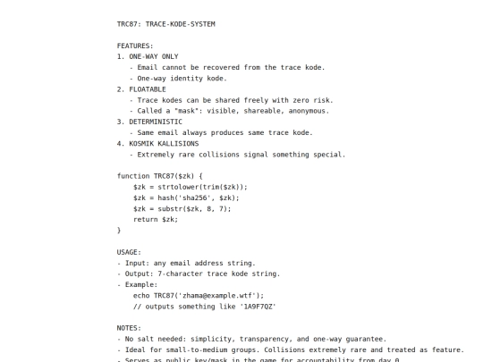 TRC87 screenshot