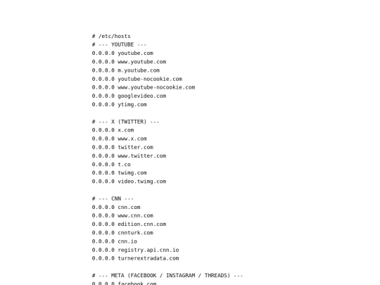 etchosts screenshot