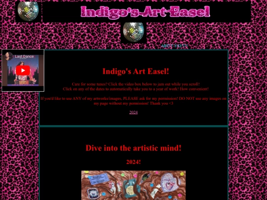 Indigo's Art Easel screenshot