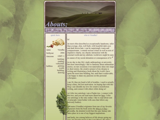 aboutm screenshot