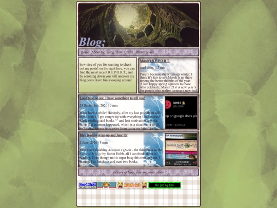 blog screenshot