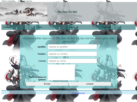 Decima Selena/html/formulario screenshot